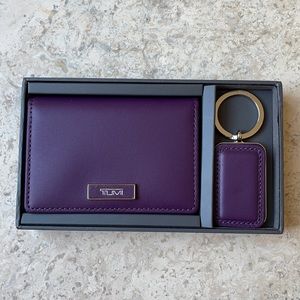 Tumi Purple Wallet